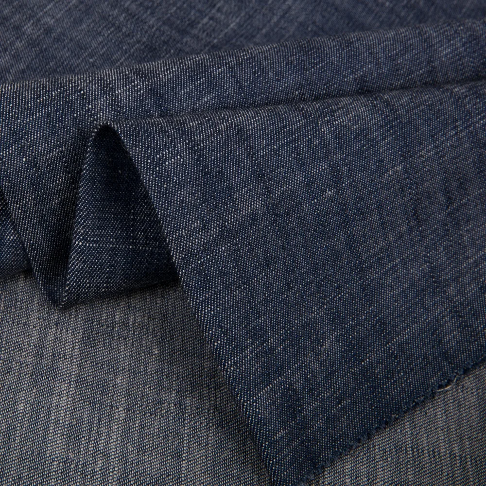 12355A 21*11 саржа 70% tencel 30% лен джинсы тканая ткань для женщин пальто брюки платья