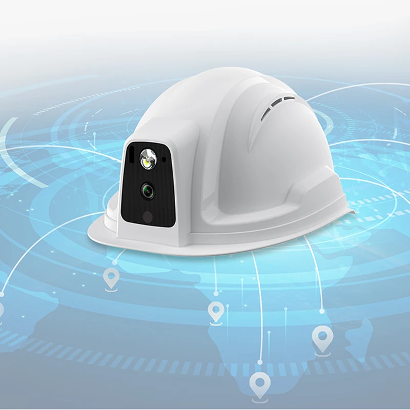 1080hd video 5g 4g smart industrial mining security smart helmet with gps camera