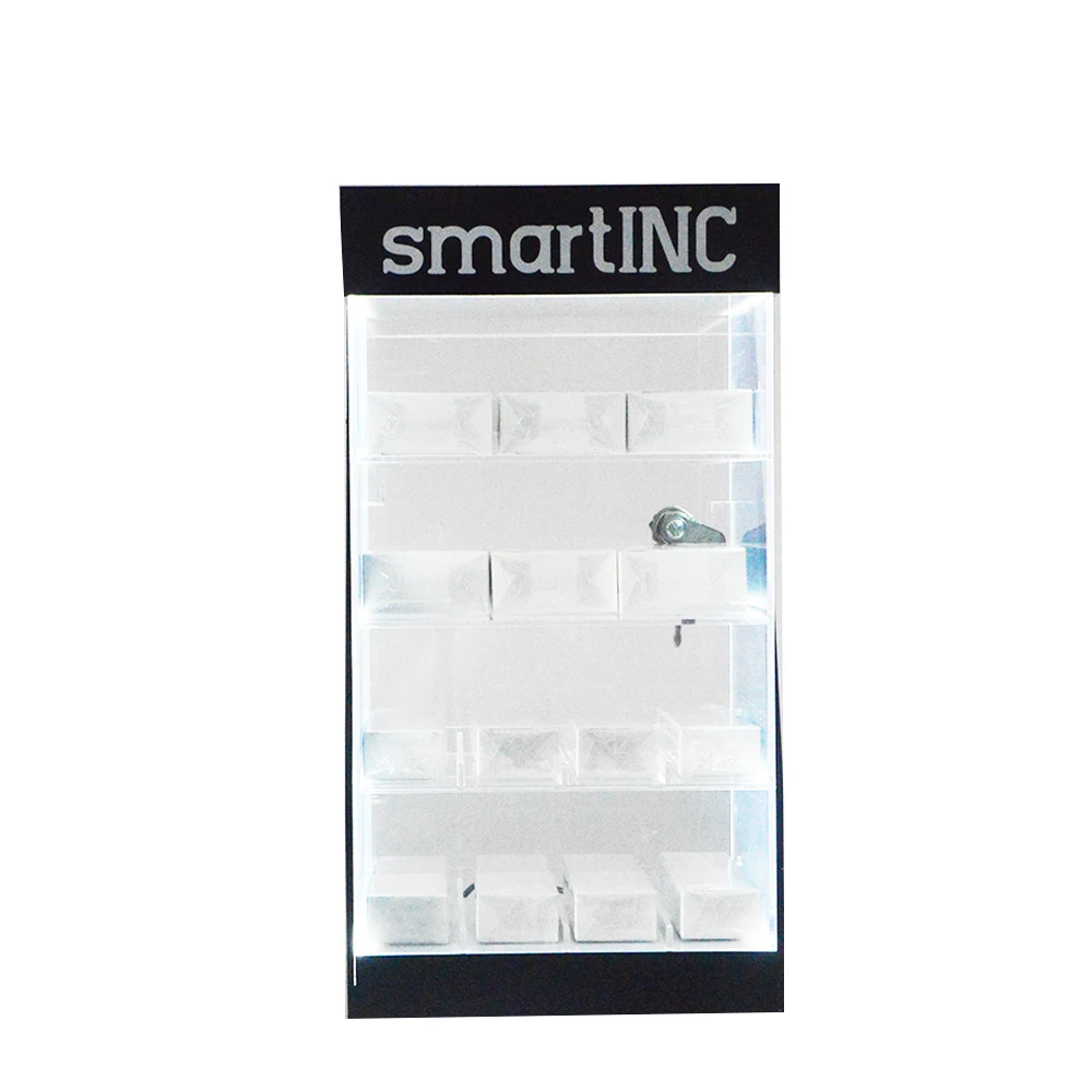Auto Feed Products Spring Loaded Counter Shelf Cigarette dispenser Acrylic Display Stands For Smoke Shop