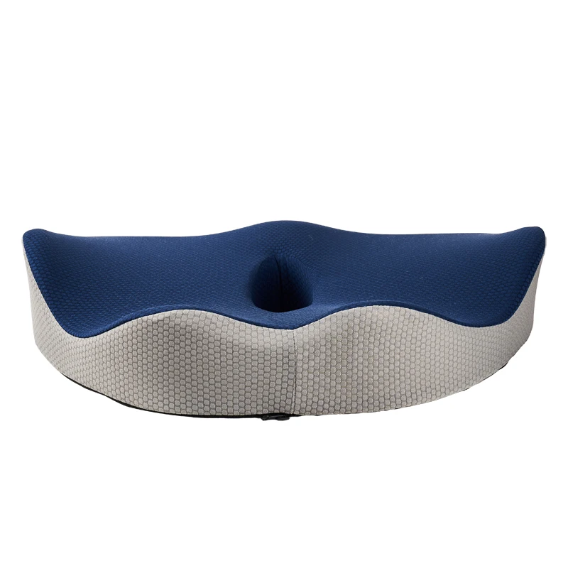 Seat cushion pressure relief and comfort memory foam seat cushion and lumbar back cushion for office chair