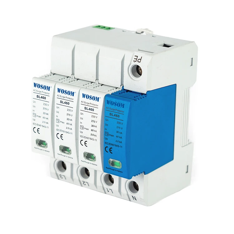Best Price Lightning Suppressor AC Power 4 poles power surge protector