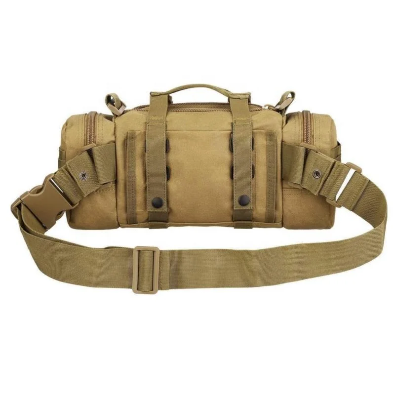 Outdoor Portable Multi-function Fanny Fishing Storage Pack Fishing Tackle Bag with Adjustable Waist Strap