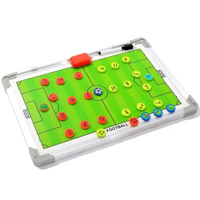 Aluminum alloy tactical football coaching magnetic display array drill command board long-term supply