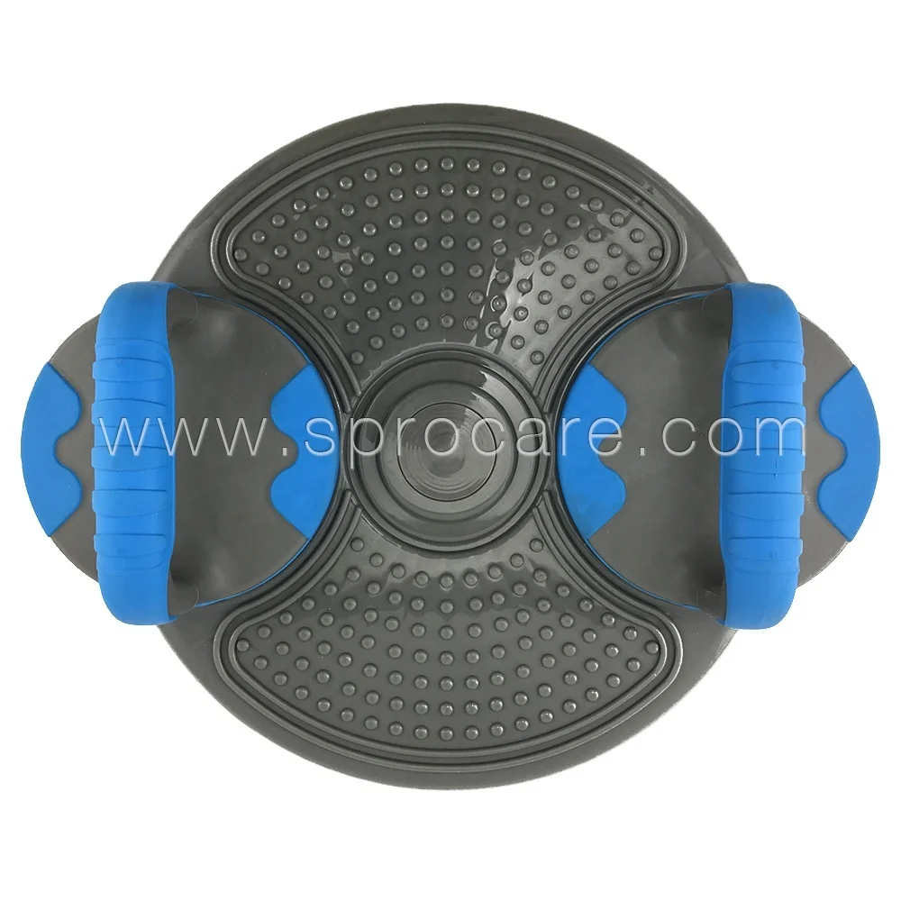 Push up bar with hand grip & rotating base board ab wheel muscle trainer for home gym exercise wholesale fitness equipment