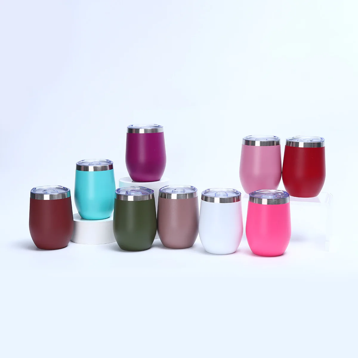Best Selling Products 2024 Vacuum Egg Cup Household U-Shaped Seamless Inner Liner Insulated Cup 304 Stainless Steel Water Cup