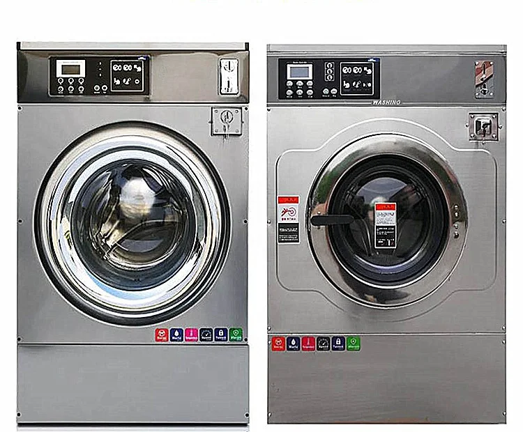 Commercial laundry equipment laundromate coin washer extractor token operated washing machine