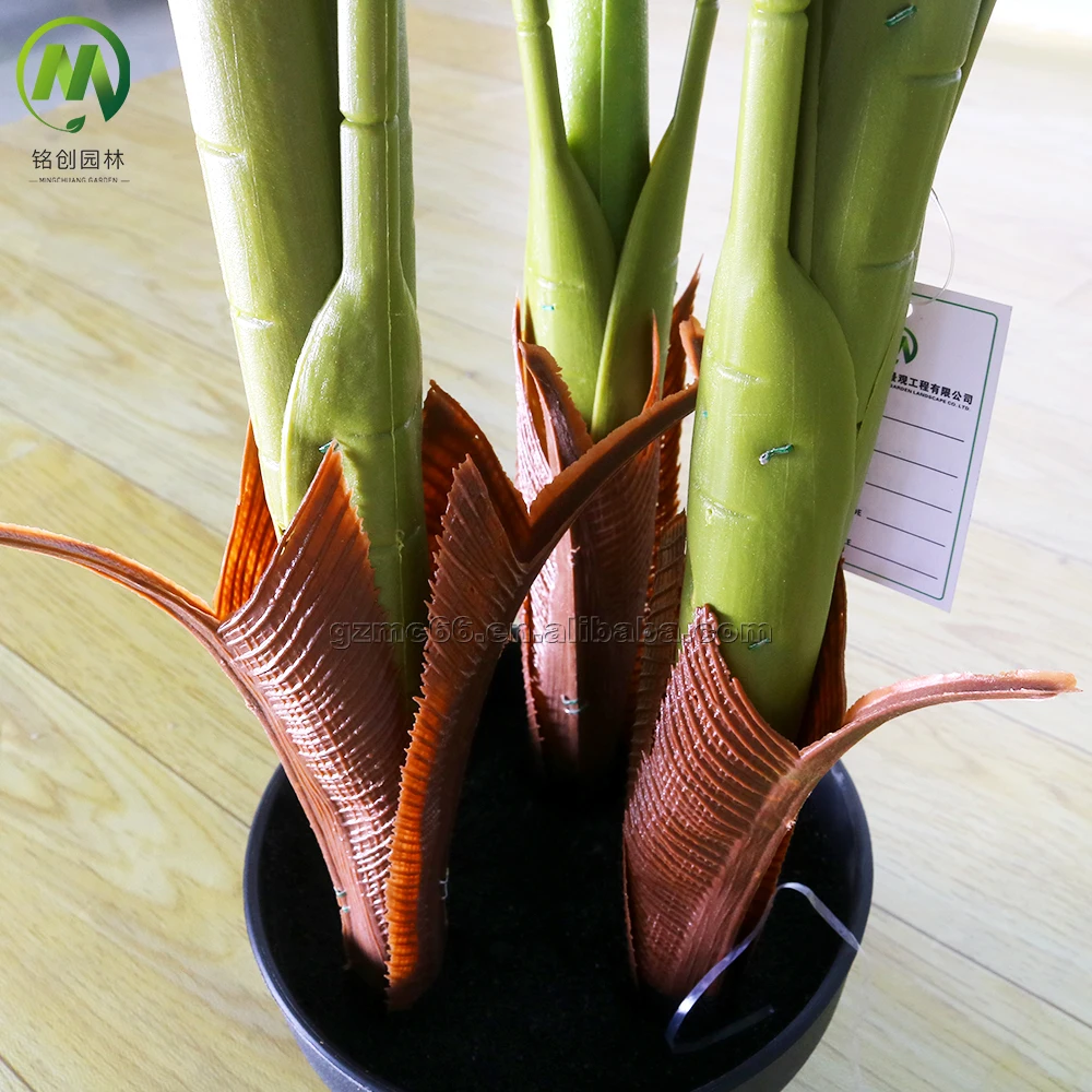 High quality artificial green plant for pot living room home office decoration ivistona chinensis artificial plastic palm tree