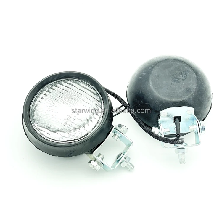 factory directly 12V/24V  PAR36  sealed beam halogen sealed beam rubber working lamp for fork truck tractor light