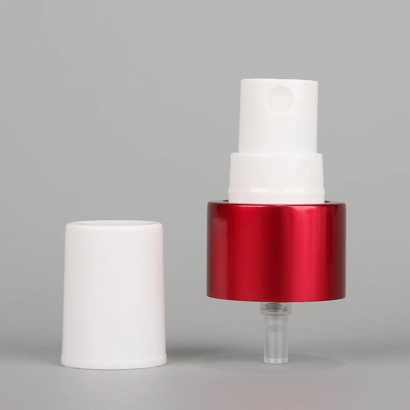 Wholesale 24/410 28/410 20/410 Aluminum red color Fine Mist Sprayer Pump Spray Head Use For Cosmetics