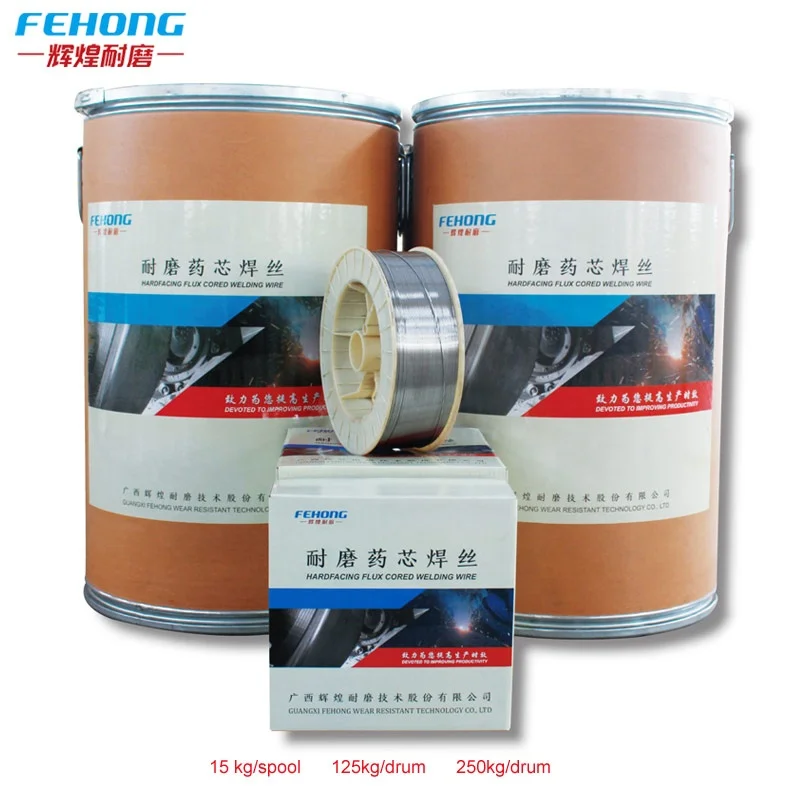 FEHONG Factory Direct 1.6mm 2.8mm Wear Resistant Hardfacing Flux Cored Welding Wire