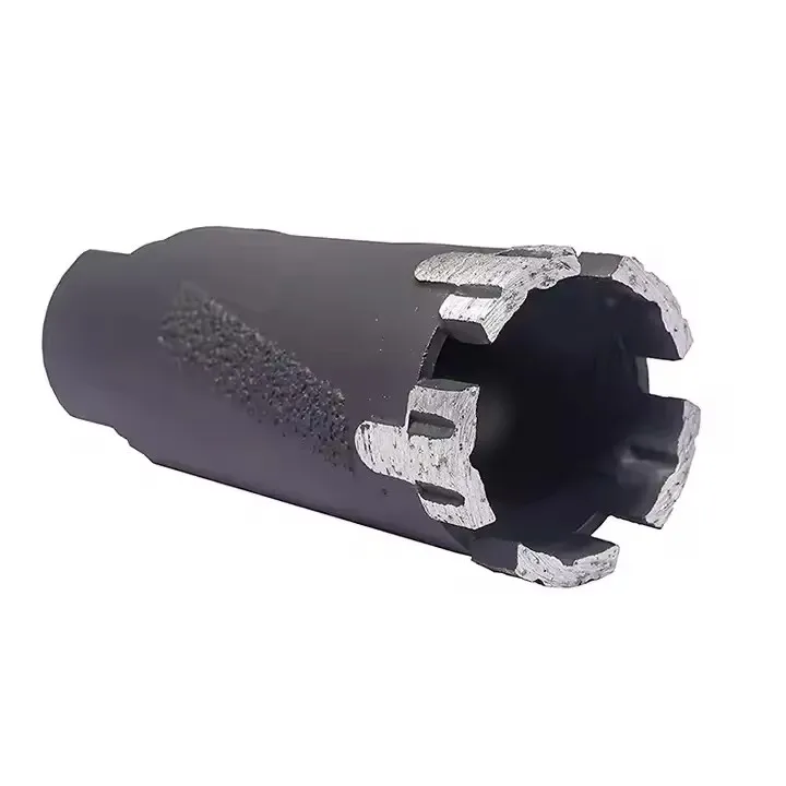 Vacuum Brazed Steel T Segment Turbo Wet&Dry Diamond Core Drill Bit for Granite Hard Stone
