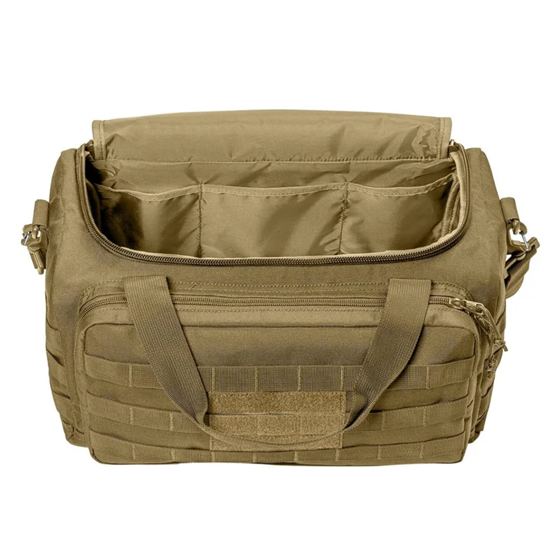 Tactical Molle Gear Range Bag with Shoulder Strap Outdoor Travel Weekender Gym Workout Deployment Bag