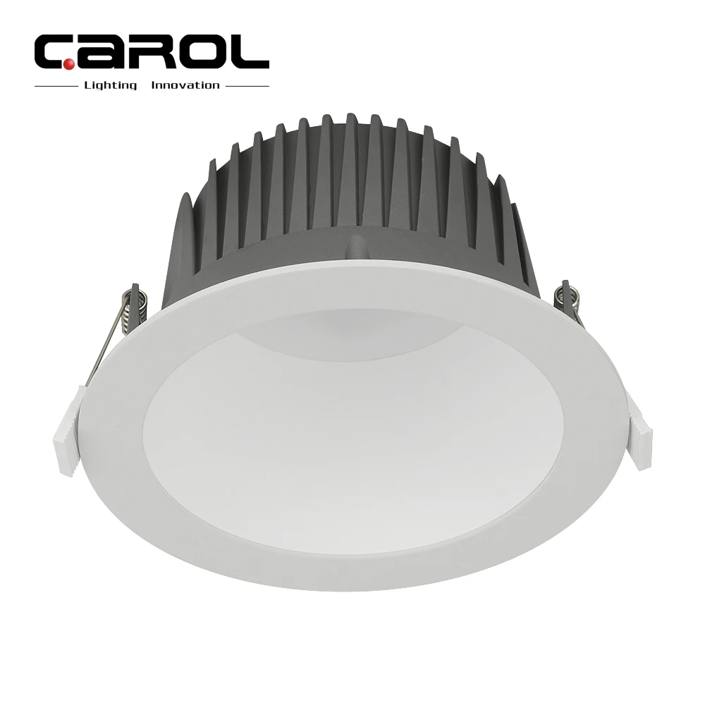 Carol Ceiling Spotlight Recessed Deep Anti Glare ugr19 Dimmable Dmx Controlled 7w 9w 12 watt Led Downlight smd Down Light