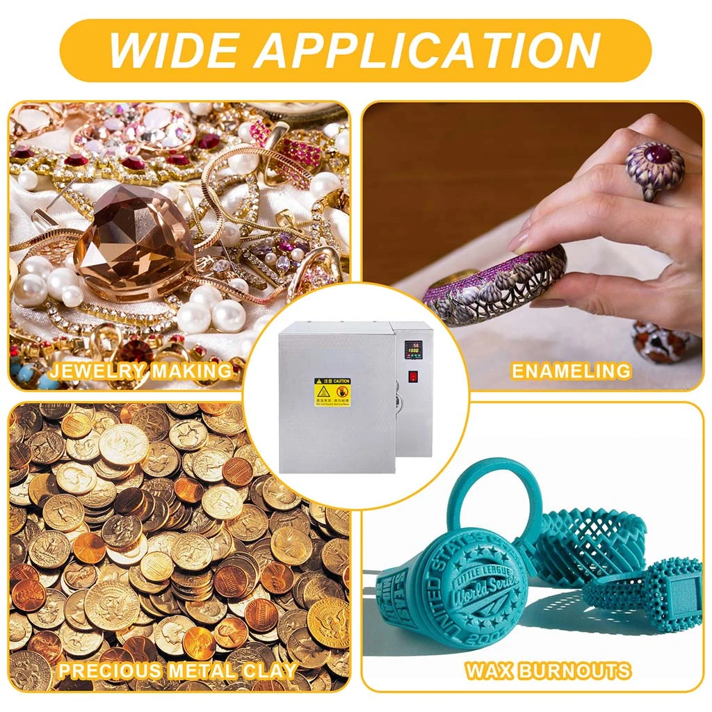 800 degree four sided baking furnace gypsum mold constant temperature box 1500W digital display heat treatment