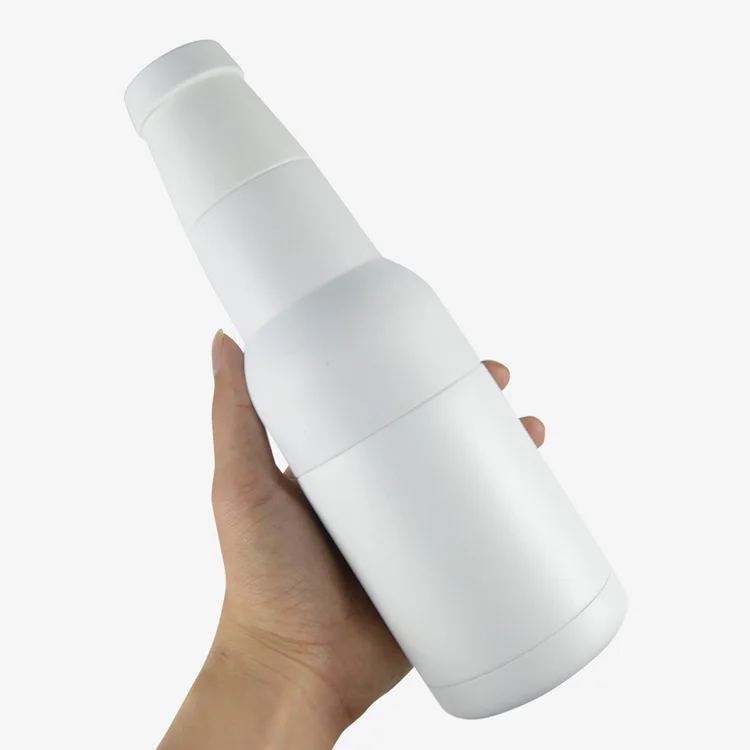 304 Stainless Steel Large Capacity Double Layer Beer Mug Office Portable Simple Car Mug Vacuum Removable Cooler