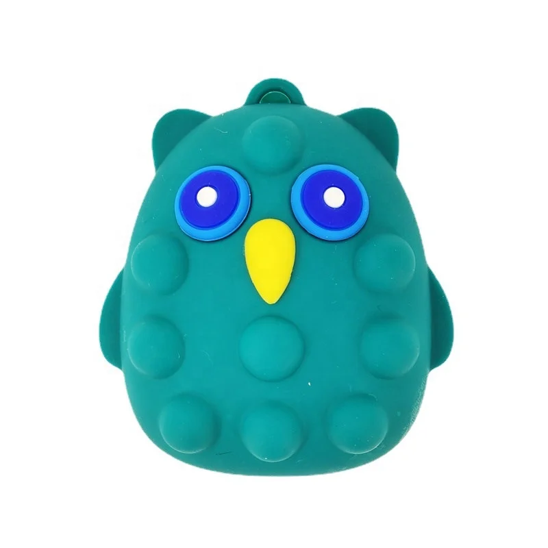 Hiton 2022 Novelty Squeeze Press Silicone Toy Owl Ball Fidget Toys