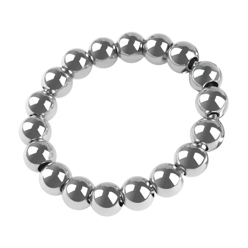 Metal Penis Ring Sex Toys for Men Male Delay Ejaculation Stainless Steel Cock Ring With Beads Glans Stimulator