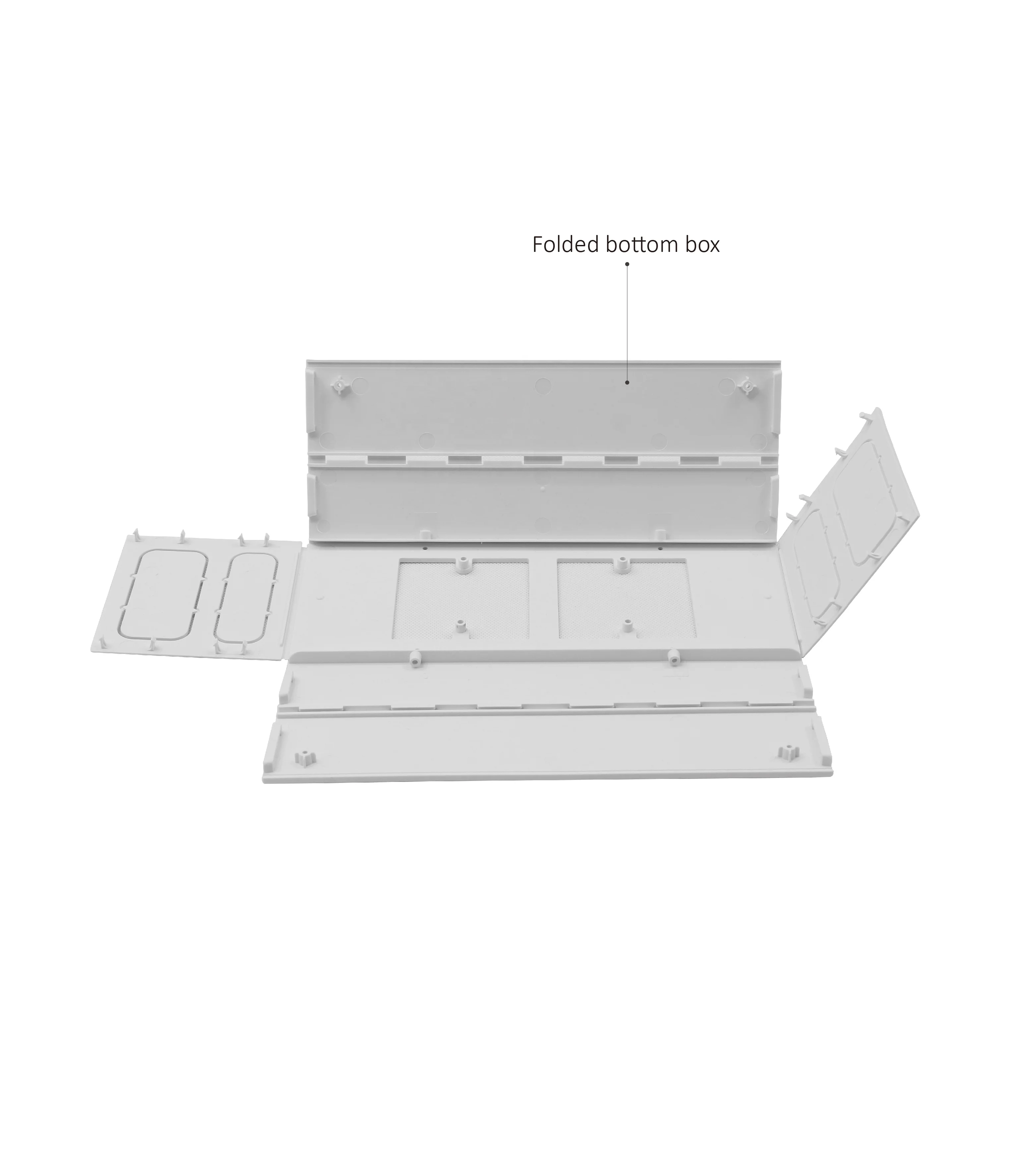 Power socket box desktop soft closing cable cover grommet bottom power box