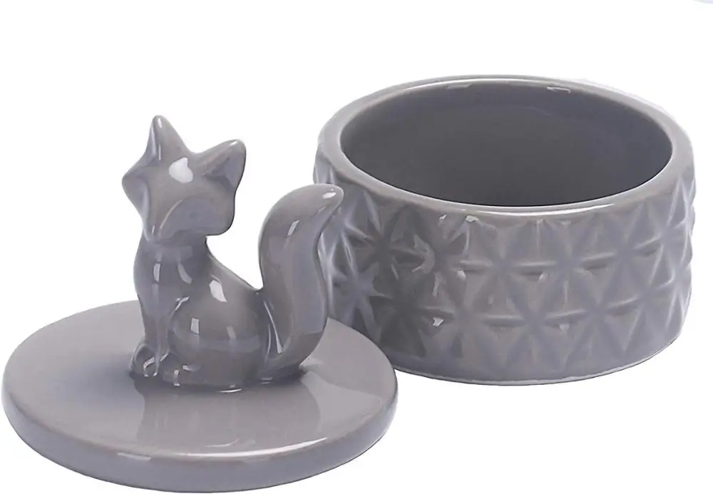 2021 керамическая шкатулка для драгоценностей Lucky cat фарфоровый поднос держатель колец декоративный