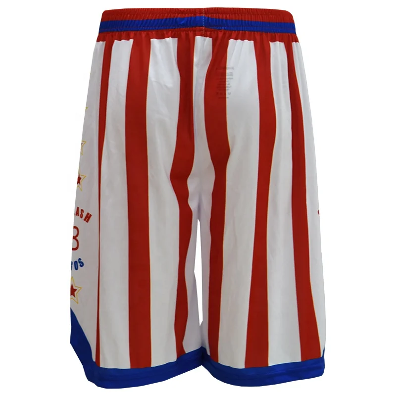 Pure USA flag  custom wholesale 100% polyester mesh mens basketball shorts