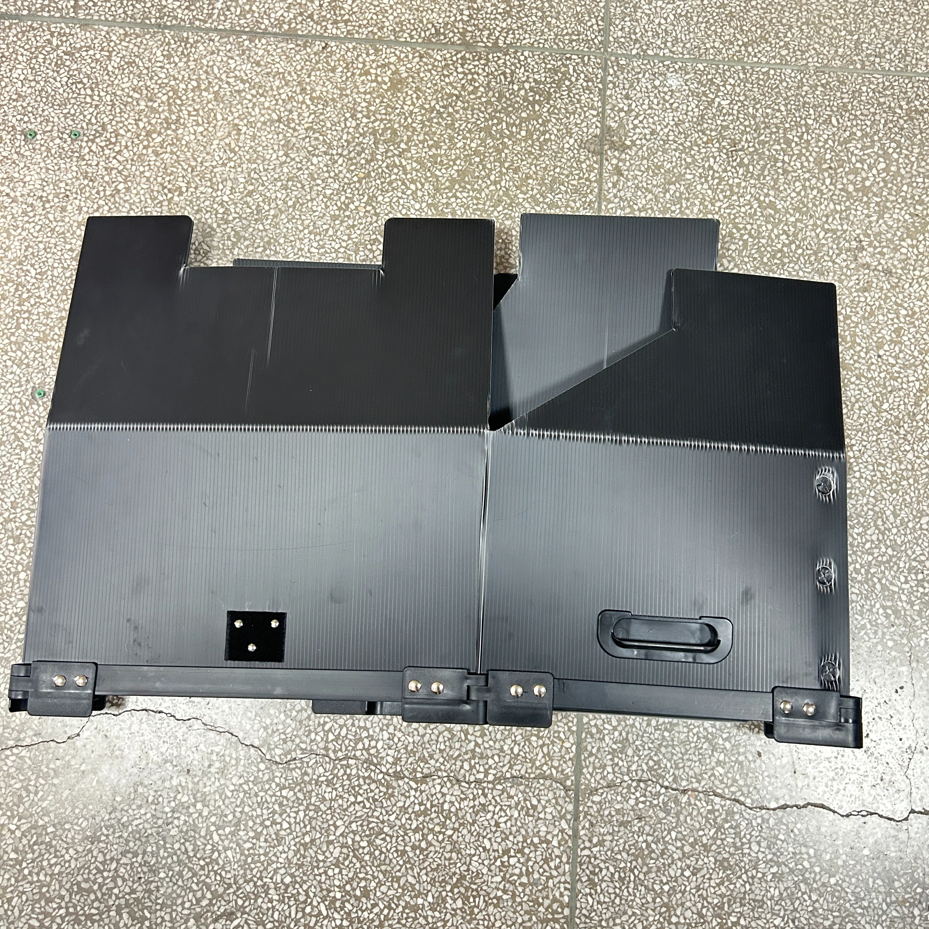 Customized Collapsible PP Corflute Plastic Corrugated Box Packaging Corrugated