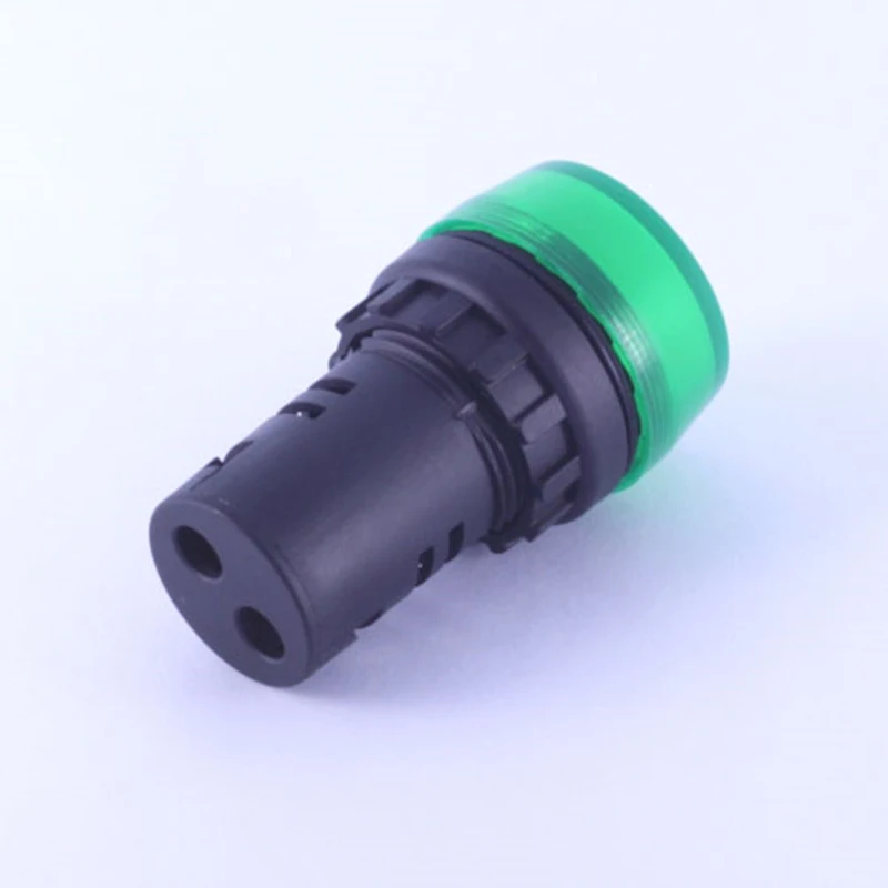 ELEWIND 22MM LED plastic sealed signal lamp indicator light pilot lamp 6V 12V 24V 36V 110V 220V (AD16-22B/G/12V)