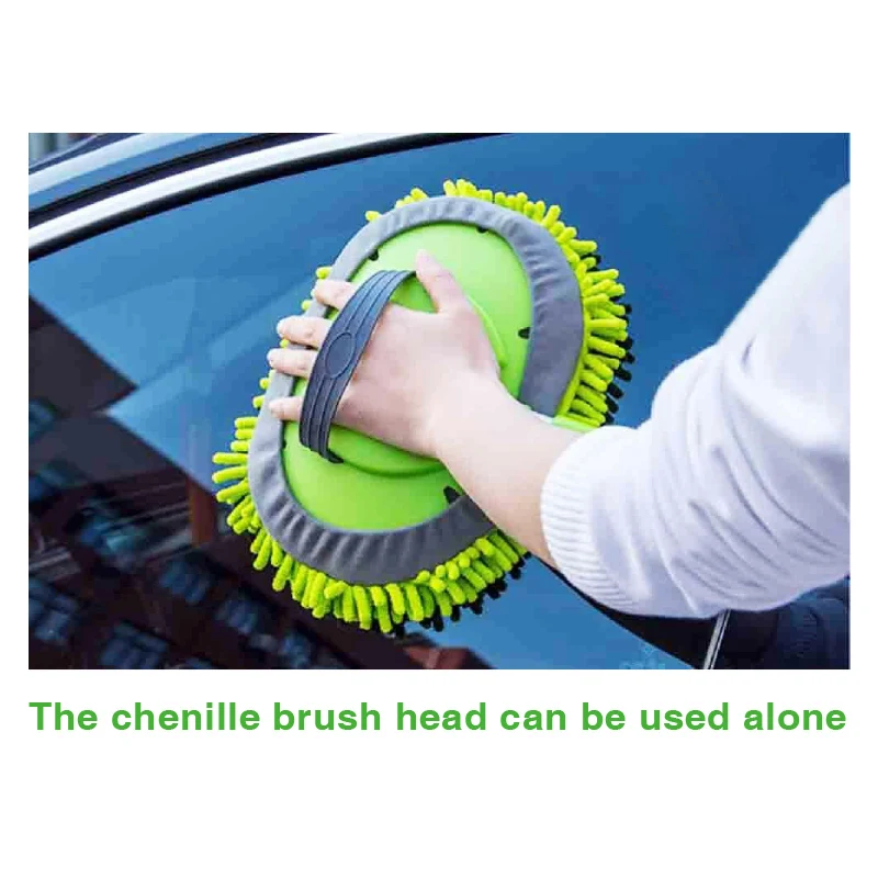Car Accessories tools universal wash water Chenille flow through Cleaning Brush