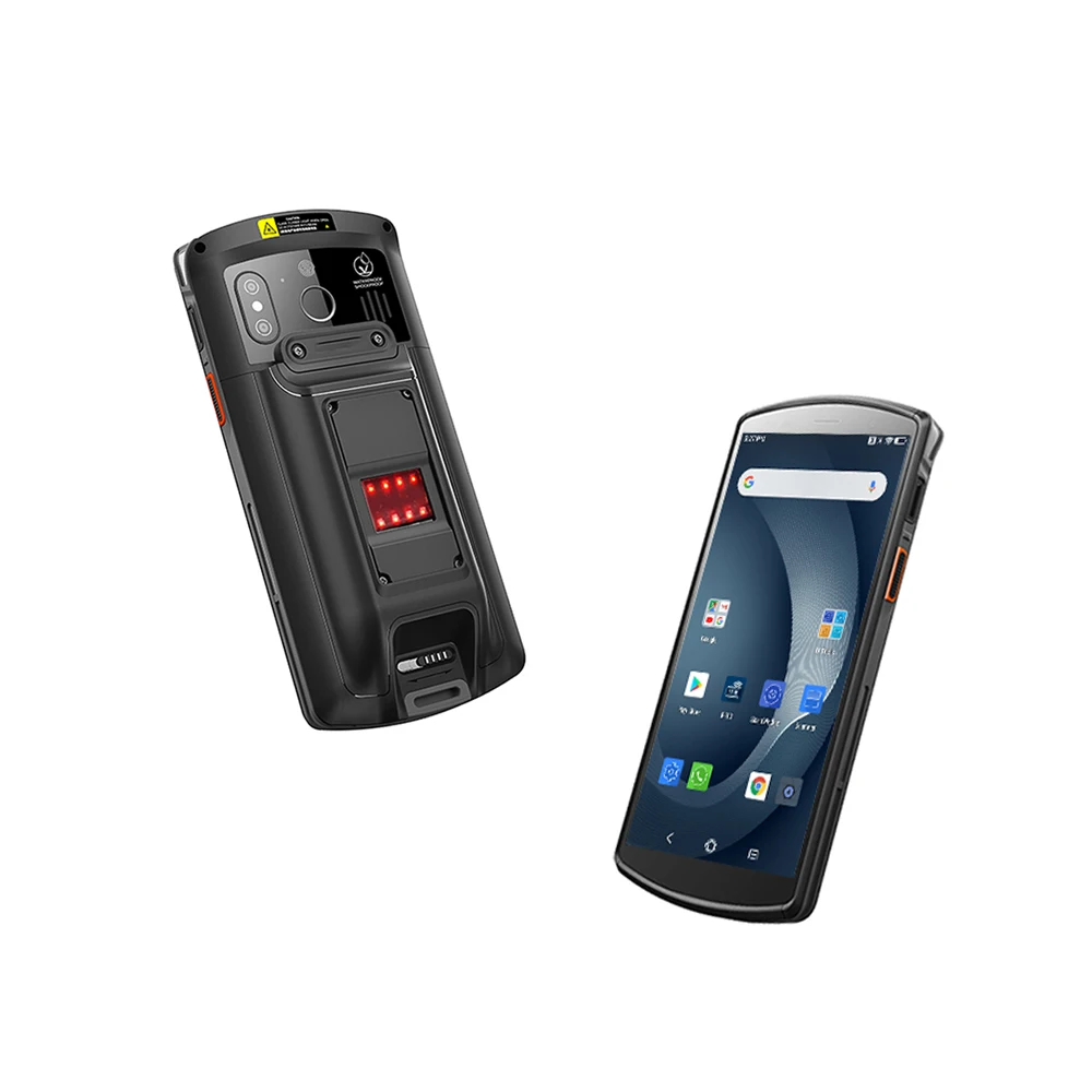 android handheld biometric device with nfc reader fingerprint reader