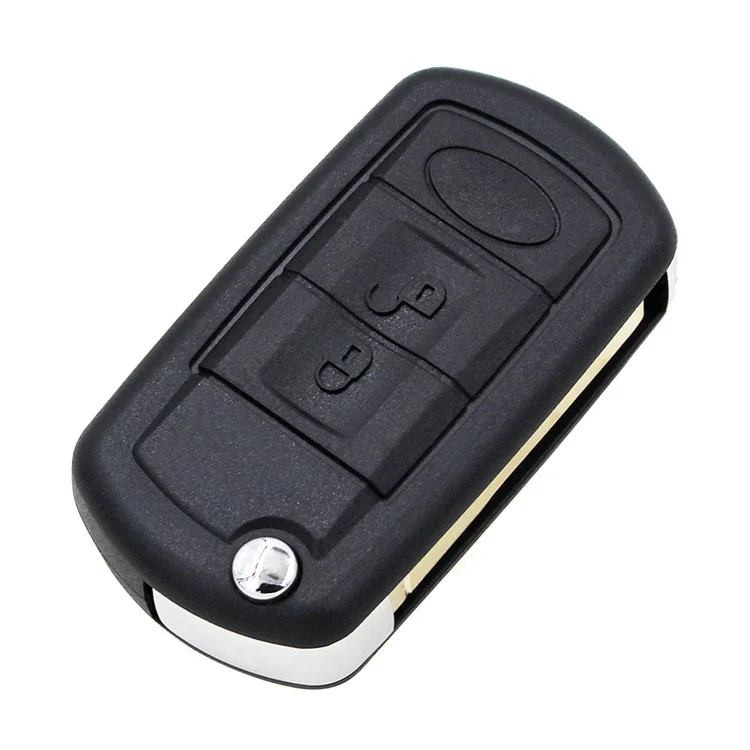Car Key Blank For LAND ROVER Freelander 2 Range Rover Sport LR3 Discovery Case Folding Flip Remote Key Shell