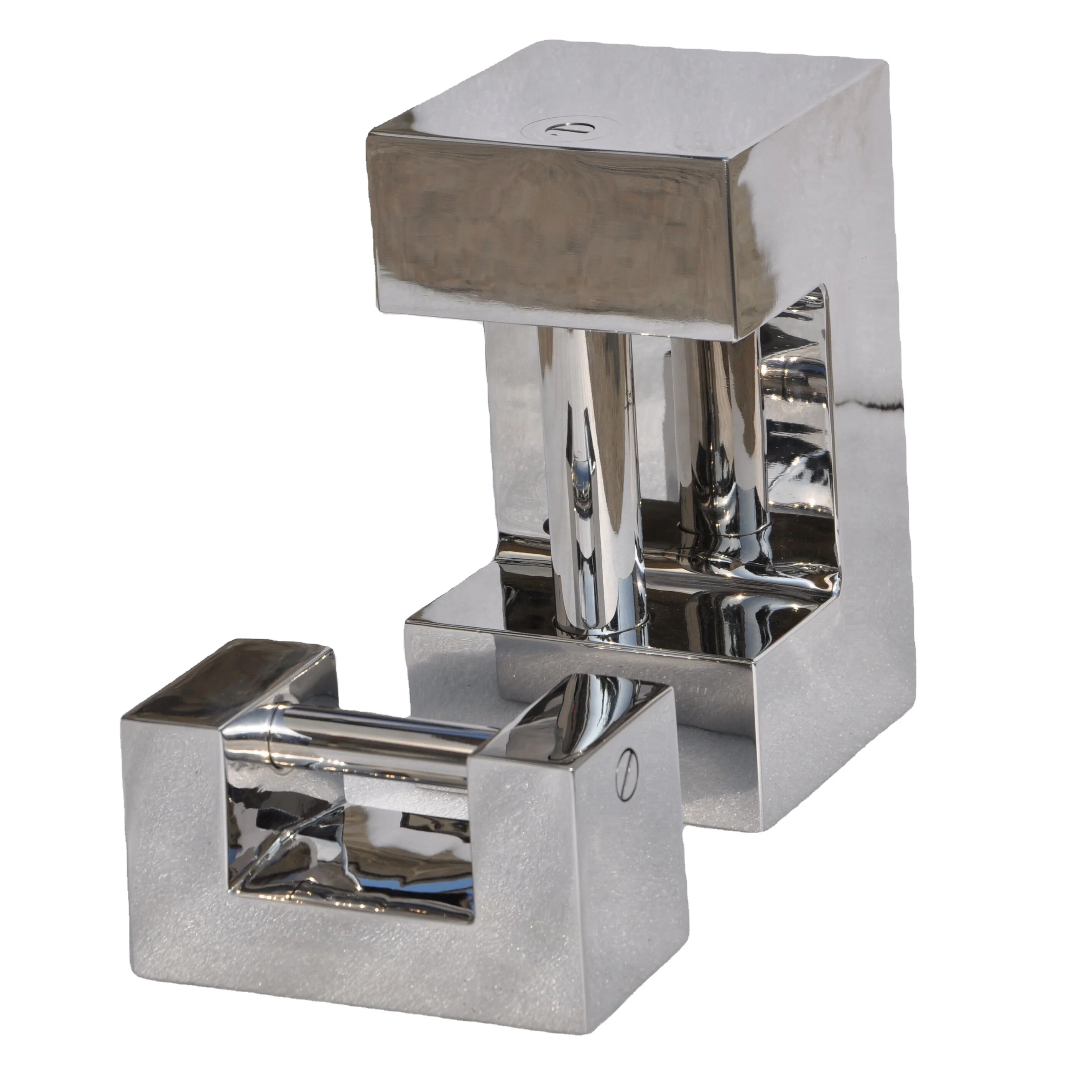 Chrome steel rectangular weight 1kg calibration weights M1 handle test weight for metrology laboratory use