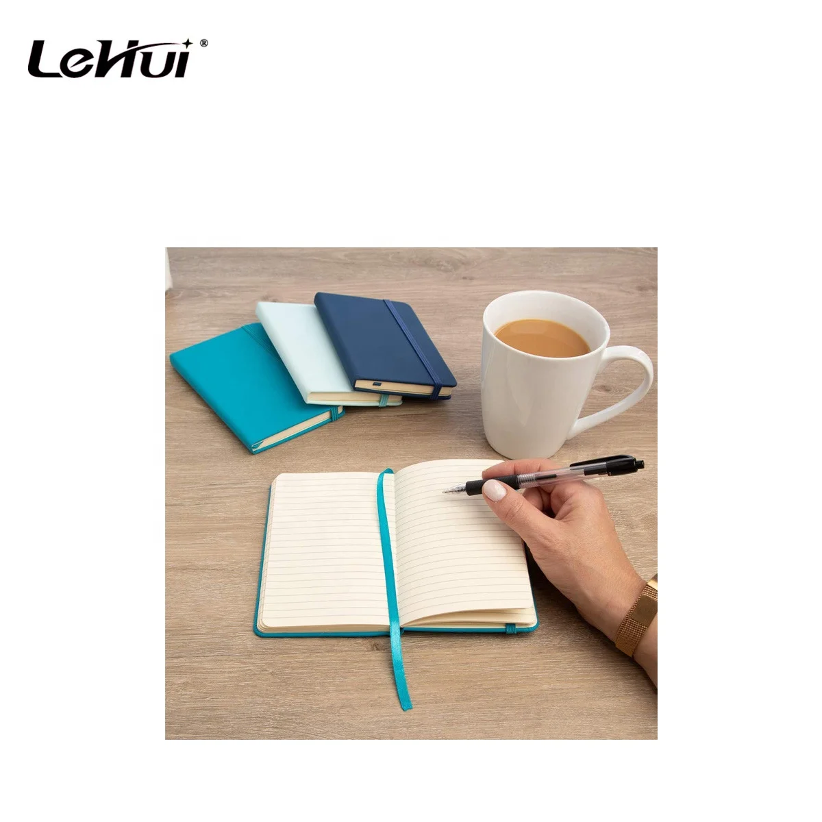 Chinese Manufacturer 3.7 X 5.7Inches A6 Size 144 Ruled Pages Hardcover Leatherette Pocket Journals With 5 Inch Inner Pocket