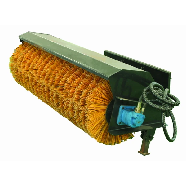 skid steer loader attachments excavator angle broom snow blower grass cutter auger