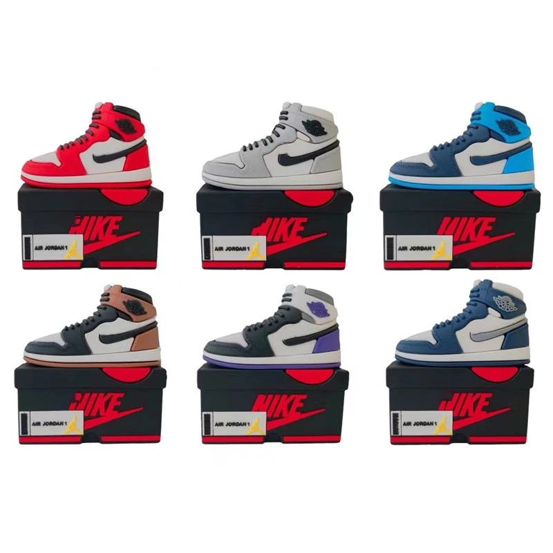 for air pods pro 1/2 /3 luxury sports  sneakers shoes box case cover for 3D silicone airpod case cover