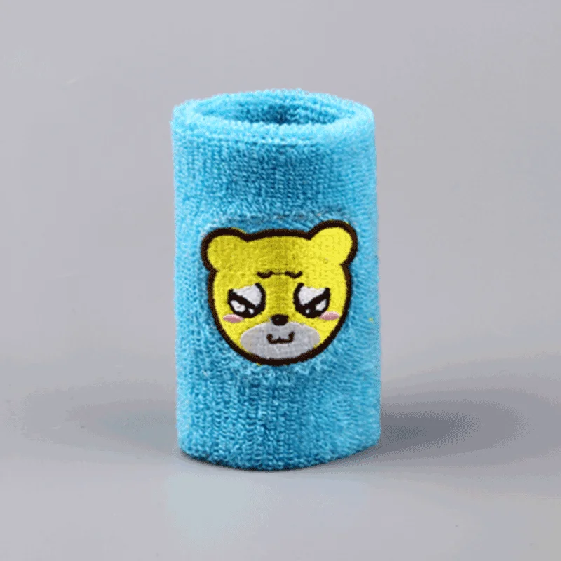 Fitness Elastic Embroidered Terry Towel Cotton Wrist Sweatbands Band  with Custom Logo  wristband deportivaFor Sports