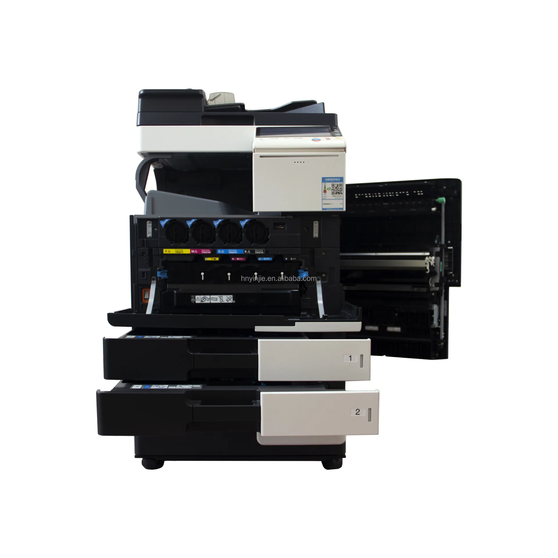 3 in 1 Color Laser Printer Used Photocopier Machine for Konica Minolta BH C364 364e Digital Copier Printer Scanner