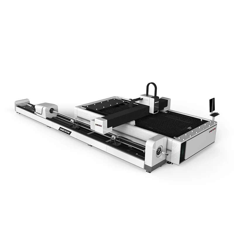 7% DISCOUNT 1000w 1500w 2000w 3000w fiber optic laser cutter  / stainless steel carbon steel tube cutting with rotary axis