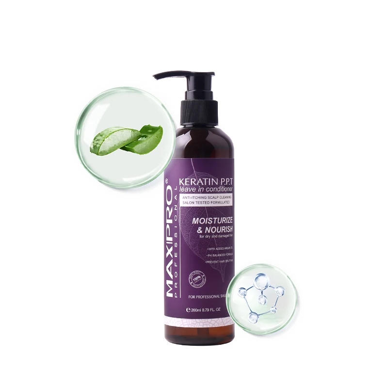 Maxipro OEM ODM Sulfate Free Hair Repair Organic Leave in Conditioner