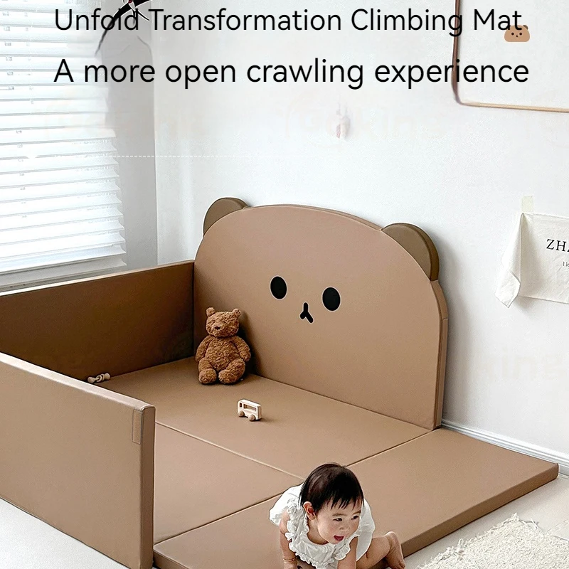 Xpe Climbing Mat Folding Storage 1 Second Opening And Closing Crib Bed Baby Climbing Wall Mat