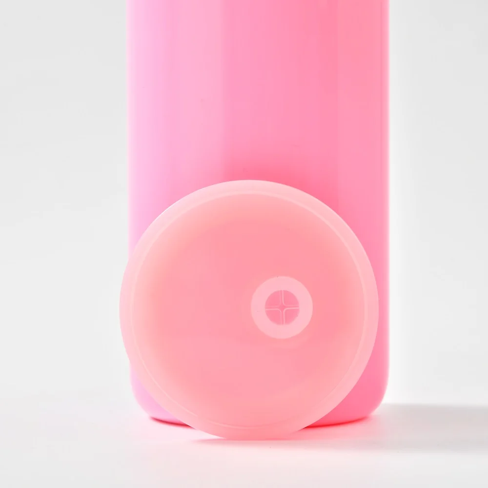 hot sale Sublimation Beer Drinking Glasses 16oz colorful solid color Black Glass Beer Can With Lid