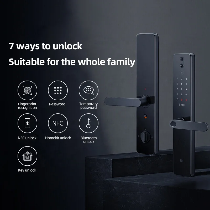 Wholesales Mijia Mi Home App Xiaomi X1 2XPRO S30PRO SV40 S50 P50 R1M S50M S50F XIAOMI PRO Pro+ Smart Fingerprint Door Lock