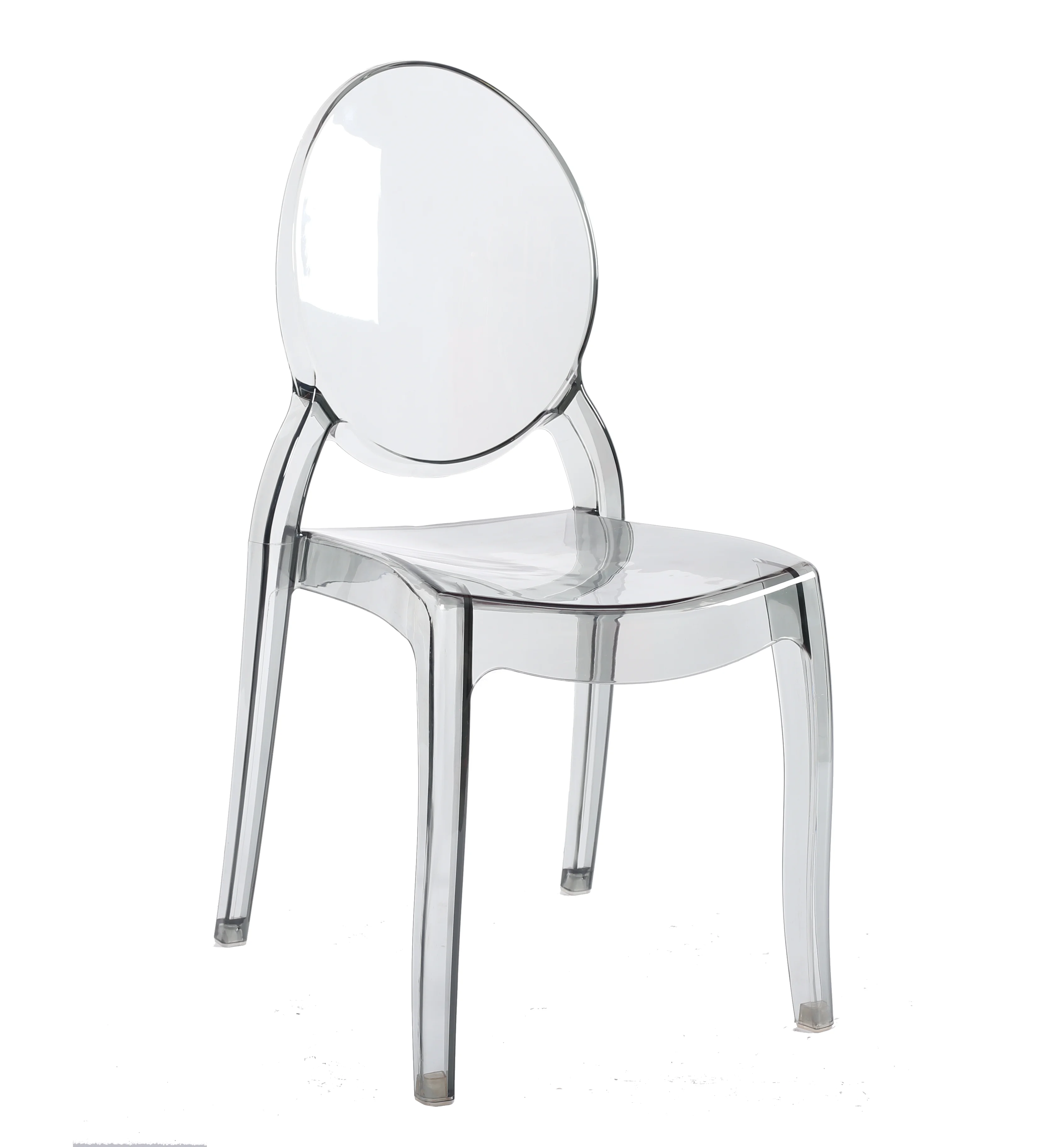 Smoky color clear pc resin Sophia chair/bella chair for wedding banquet