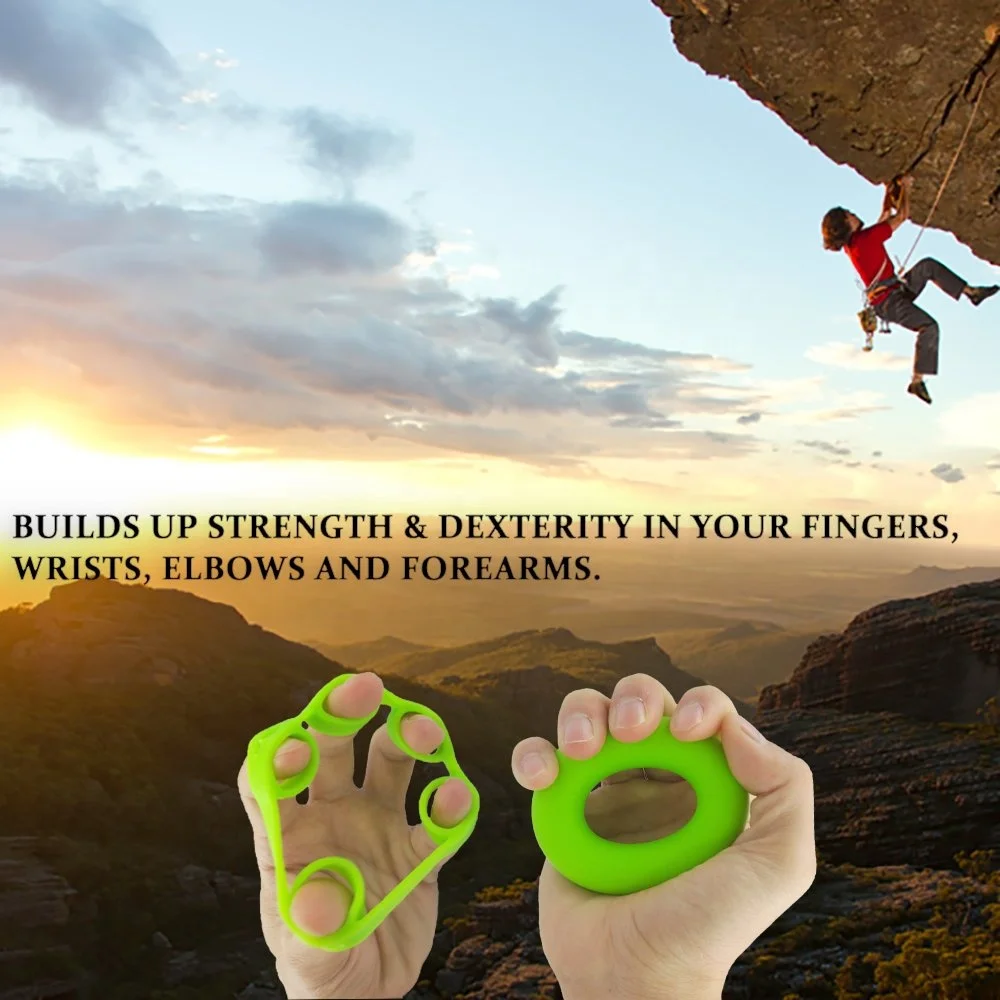 
6 PCS Hand Grip Strengtheners with 30-50lb Resistance Hand Grip Forearm Exerciser 