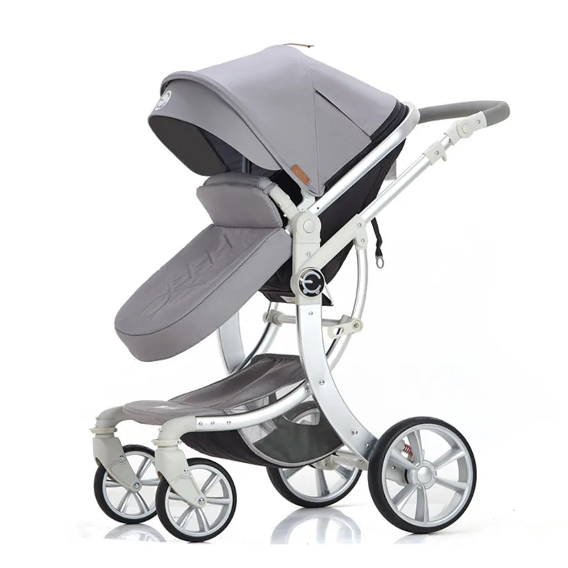 Function Meets Style Folding Stroller Summer Mat Baby Pram Non-slip Armrest Baby Stroller