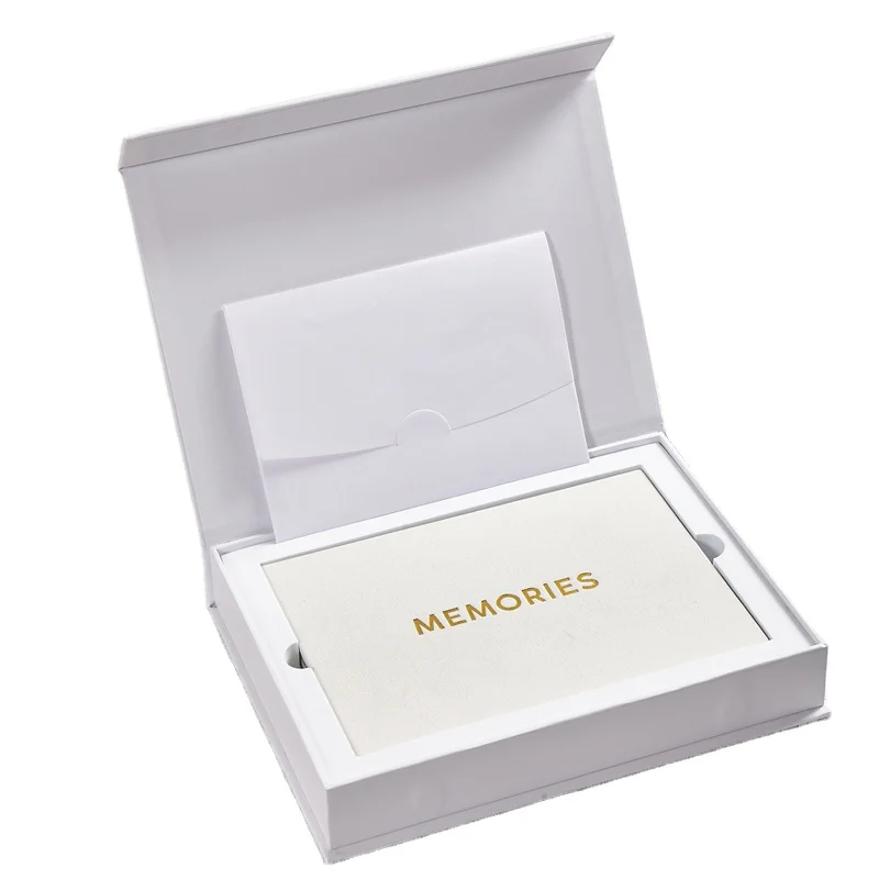 Video Greeting cards  5'/7'IPS LCD Screen hardcover Digital Album video Brochures for Weddings birthdays holiday anniversaries