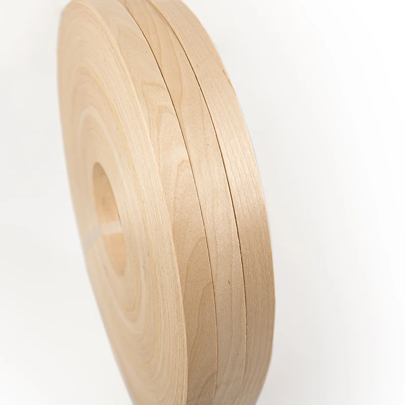 Langsheng Natural Birch Finger-Jointed Veneers with Edges 2 cm Wide Custom Sizes on Request