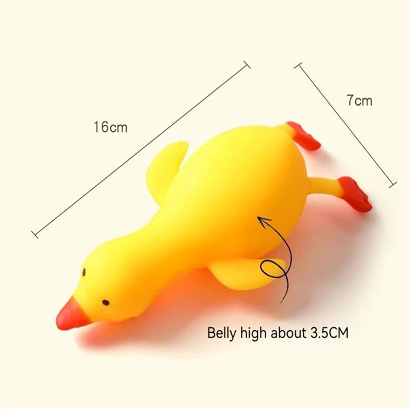 2024 NEW Soft Material Antistress Fidget Toy Stretchy Squeeze Squishy Duck Toys for stress relief decompression