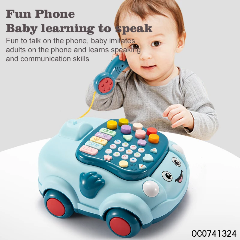 Cartoon baby telephone baby toys telephone baby telephone toy cartoon simulated landline