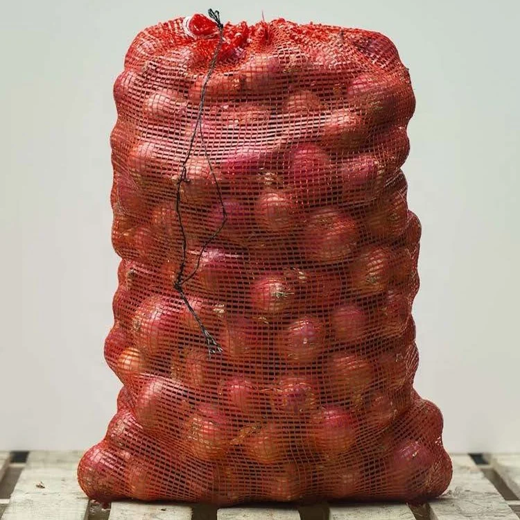 Manufacturer price 50*80 red onion PP mesh bag for fruits vegetable package
