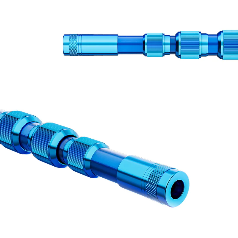 Wholesale Aluminum Telescopic Pole Handle Tackle Diddle-net Mesh Crab Foldable Crabbing Net Fishing Landing Net