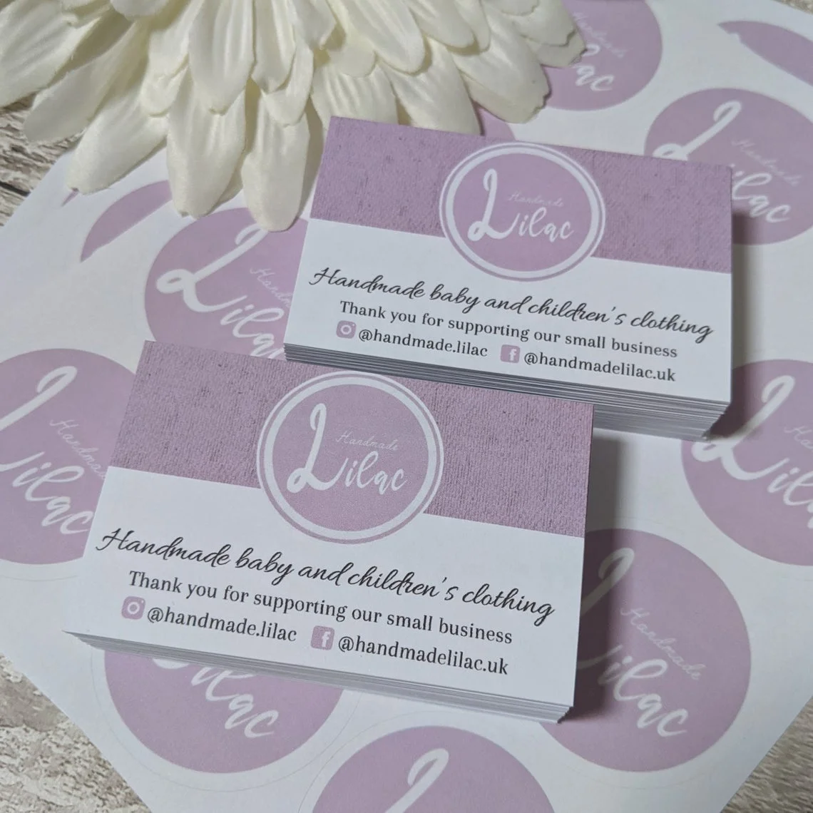 Business Card Thank You for Your Order Shopping Purchase Thanks Greeting Appreciation Gift Tag Card